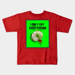 EAT A VEGETARIAN Kids T-Shirt